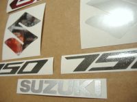 Suzuki GSR 750 2013 - Mattschwarze Version - Dekorset