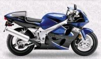 Suzuki GSX-R 600 2000 - Blau/Schwarze Version - Dekorset