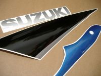 Suzuki GSX-R 600 2000 - Blau/Schwarze Version - Dekorset