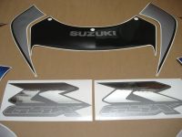 Suzuki GSX-R 600 2000 - Blau/Schwarze Version - Dekorset