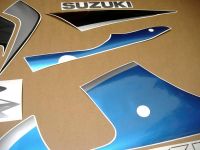 Suzuki GSX-R 600 2000 - Blue/Black Version - Decalset