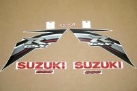 Suzuki GSX-R 600 2013 - White/Black Version - Decalset