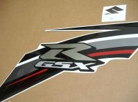 Suzuki GSX-R 600 2013 - White/Black Version - Decalset