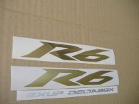 Yamaha YZF-R6 RJ15 2009 - Black Version - Decalset