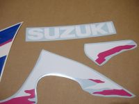 Suzuki GSX-R 750 1994 - White/Blue SP Version - Decalset