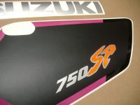 Suzuki GSX-R 750 1994 - White/Blue SP Version - Decalset