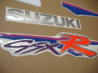 Suzuki GSX-R 750 1994 - White/Blue Version - Decalset