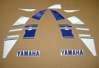 Yamaha YZF-R6 RJ15 2010 - Blau/Weiße Version - Dekorset