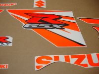 Suzuki GSX-R 1000 2009-2014 - Neon-Orange - Custom-Dekorset