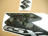 Suzuki GSX-R 1000 Universal - Camouflage - Custom-Decalset