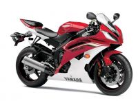 Yamaha YZF-R6 RJ155 2013 - Rot/Weiße Version - Dekorset