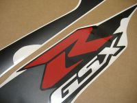 Suzuki GSX-R 600 2001-2003 - Schwarz-Matt - Custom-Dekorset