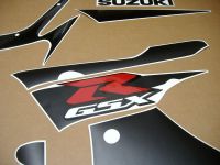 Suzuki GSX-R 600 2004-2005 - Matte-Black - Custom-Decalset