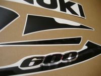 Suzuki GSX-R 600 2004-2005 - Matte-Black - Custom-Decalset