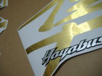 Suzuki Hayabusa 1999-2007 - Brushed-Gold - Custom-Decalset