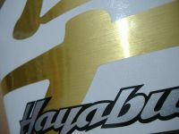 Suzuki Hayabusa 1999-2007 - Brushed-Gold - Custom-Decalset