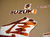Suzuki Hayabusa 1999-2007 - Chrome-Orange - Custom-Dekorset