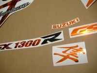 Suzuki Hayabusa 1999-2007 - Chrome-Orange - Custom-Dekorset