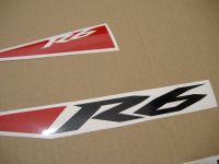 Yamaha YZF-R6 RJ15 2010 - White Version - Decalset