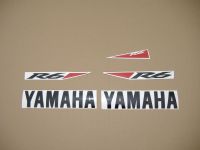 Yamaha YZF-R6 RJ15 2010 - Weiße Version - Dekorset