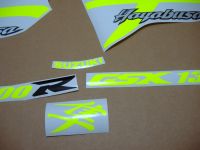 Suzuki Hayabusa 1999-2007 - Fluorescent-Yellow - Custom-Decalset