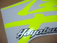 Suzuki Hayabusa 1999-2007 - Fluorescent-Yellow - Custom-Decalset
