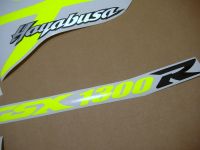 Suzuki Hayabusa 1999-2007 - Fluorescent-Yellow - Custom-Decalset