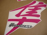 Suzuki Hayabusa 1999-2007 - Pink - Custom-Decalset