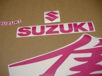 Suzuki Hayabusa 1999-2007 - Pink - Custom-Decalset