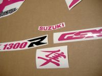 Suzuki Hayabusa 1999-2007 - Pink - Custom-Decalset