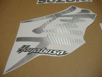 Suzuki Hayabusa 1999-2007 - Carbon-Silber - Custom-Dekorset