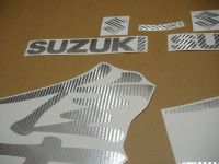 Suzuki Hayabusa 1999-2007 - Silver-Carbon - Custom-Decalset