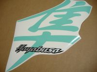 Suzuki Hayabusa 1999-2007 - Türkis - Custom-Dekorset