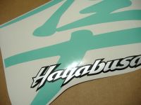 Suzuki Hayabusa 1999-2007 - Turquoise - Custom-Decalset