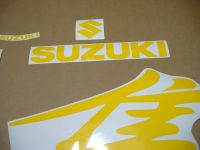 Suzuki Hayabusa 1999-2007 - Yellow - Custom-Decalset