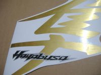Suzuki Hayabusa 2008-2019 - Brushed Gold - Custom-Decalset