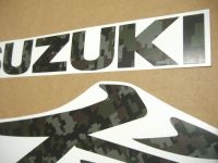 Suzuki Hayabusa 2008-2019 - Camouflage - Custom-Decalset
