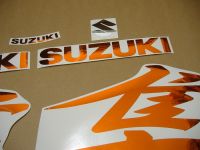 Suzuki Hayabusa 2008-2019 - Chrome-Orange - Custom-Decalset