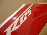 Yamaha YZF-R125 2008 - White/Red Version - Decalset