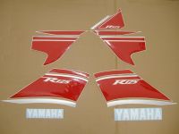 Yamaha YZF-R125 2008 - Weiß/Rote Version - Dekorset