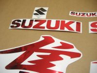 Suzuki Hayabusa 2008-2019 - Chrome-Red - Custom-Decalset