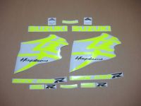 Suzuki Hayabusa 2008-2019 - Fluorescent-Yellow - Custom-Decalset
