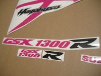 Suzuki Hayabusa 2008-2019 - Pink - Custom-Decalset