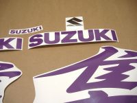 Suzuki Hayabusa 2008-2019 - Purple - Custom-Decalset