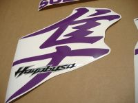 Suzuki Hayabusa 2008-2019 - Purple - Custom-Decalset