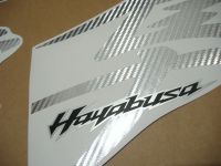 Suzuki Hayabusa 2008-2019 - Carbon-Silver - Custom-Decalset