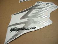 Suzuki Hayabusa 2008-2019 - Carbon-Silver - Custom-Decalset