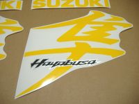 Suzuki Hayabusa 2008-2019 - Yellow - Custom-Decalset
