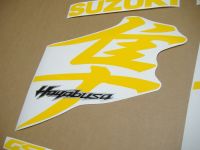 Suzuki Hayabusa 2008-2019 - Yellow - Custom-Decalset