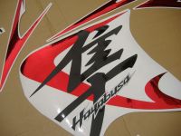 Suzuki Hayabusa GSX-1300R 2008-2015 - Silber/Chrome-Rot - Custom-Dekorset